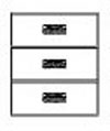 Drawer, 3 Stacked WSI